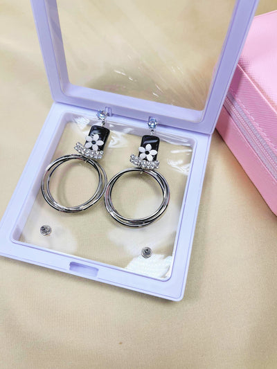 New Style Pearl Drop Earrings for Women Crystal long Tassel Antique Earrings For Girl