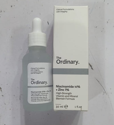 The Ordinary Niacinamide 10% + Zinc 1 % - 30ml |Oil Control, Pore Minimizing & Blemish Solution Serum