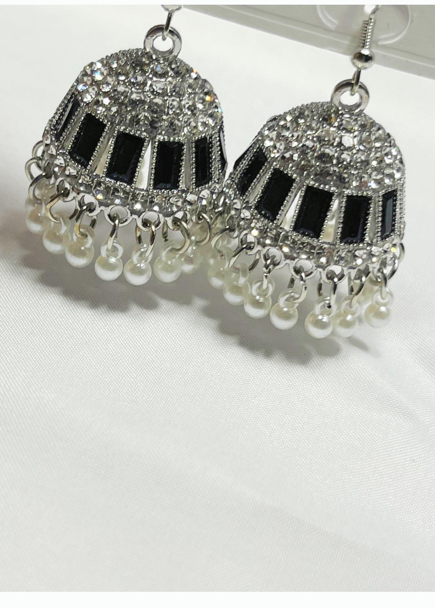 Elegant Red Jhumka Earrings