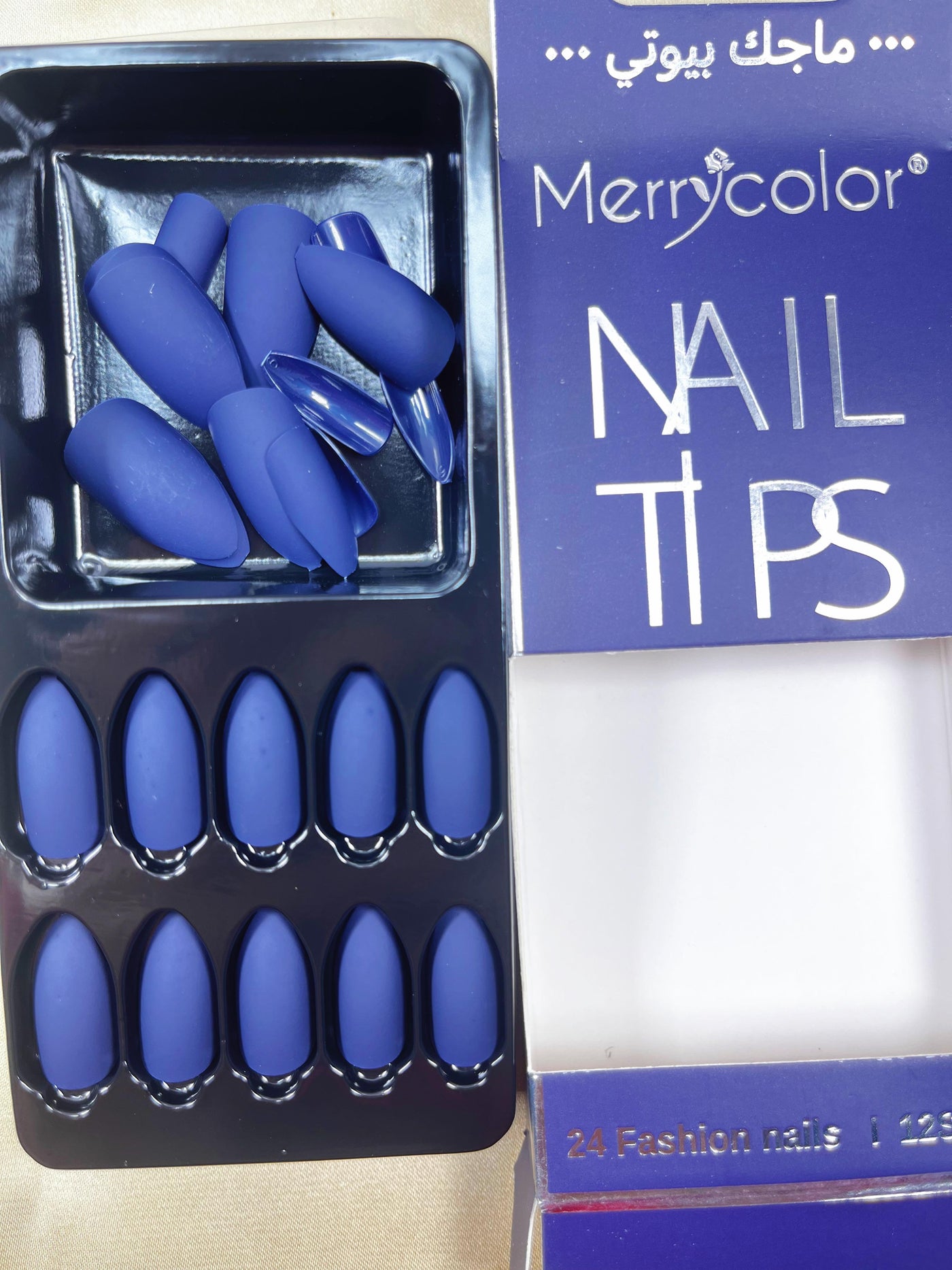 SUMMER 24 pcs Fake Nails Matte Frosted Long T Short T Strip Fake Nail Patch Ballet Wear Nail Art